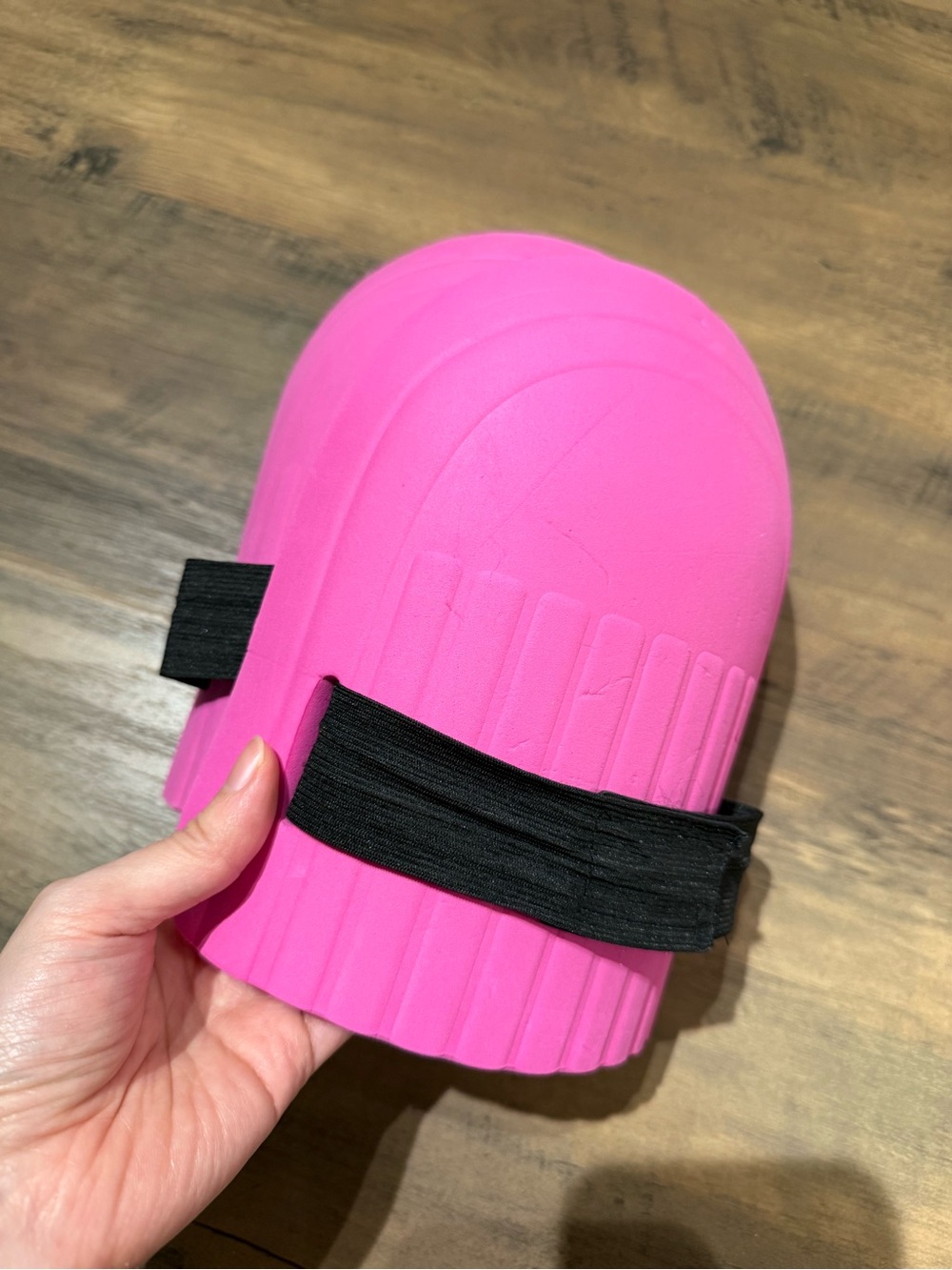 Pink Foam Knee Pads with Elastic Strap